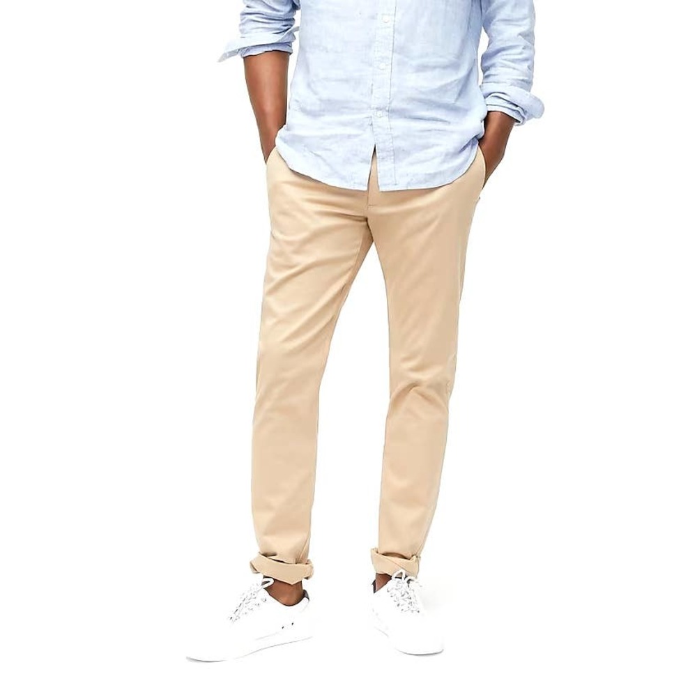 J. Crew Men's Slim-Fit Flex Chino British Khaki Size 36×32